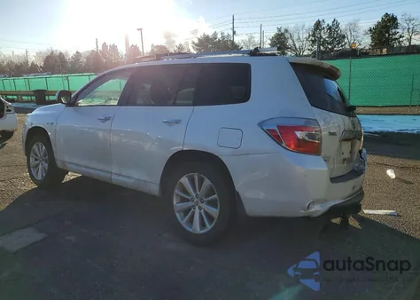 2008 Toyota Highlander Hybrid Limited из США, поврежденный, VIN JTEEW44AX82004065